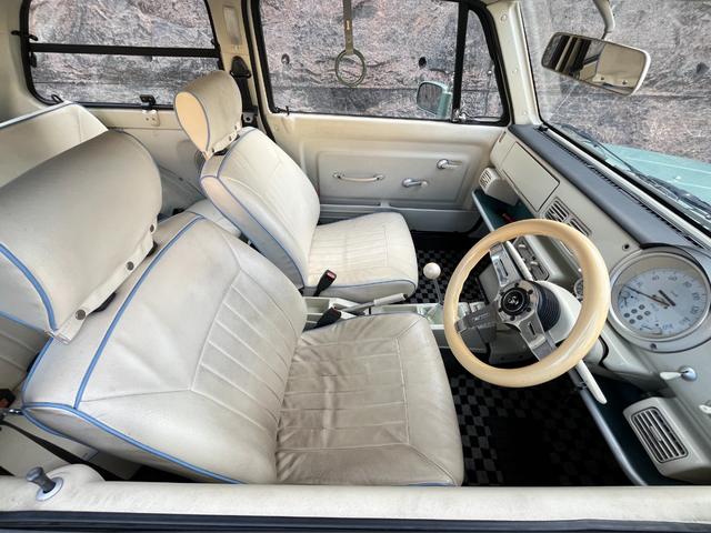 パオ キャンバストップ カスタム車両・全塗装(純正設定色)(元色ベージュ)・社外ホイール・社外マフラー・社外オーディオ・社外ハンドル・社外シフトノブ・社外追加メーター(22枚目)