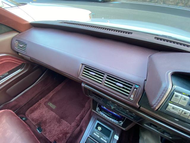 クレスタ スーパールーセント　ツインカム２４　後期型　赤内装　５速公認　車高調　ＳＳＲ１４インチマークＩＩＩ　Ｄ－ＣＡＲＳオリジナルマフラー　フロントスポイラー　リヤスポイラー　デジパネ　ＫＥＮＷＯＯＤ当時物デッキ　社外ステアリング　水中花（25枚目）