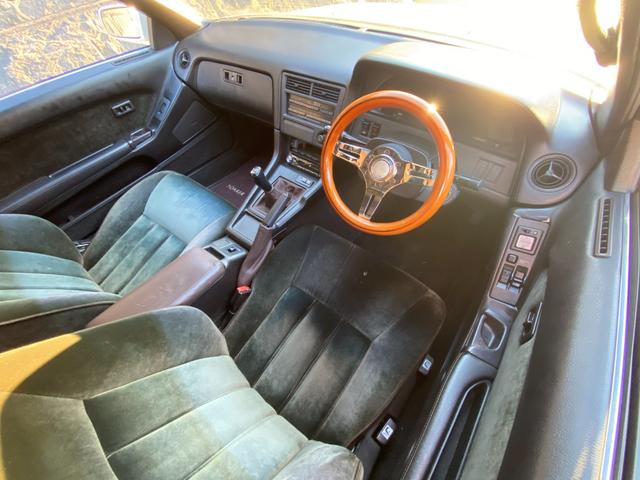 ソアラ ２．０ＧＴ　前期型　純正５速　フロントバンパー（エアロタイプ）ロンシャンアルミ　社外マフラー（9枚目）