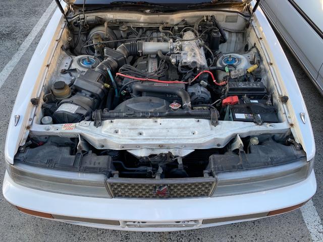 ソアラ ２．０ＧＴ　前期型　純正５速　フロントバンパー（エアロタイプ）ロンシャンアルミ　社外マフラー（21枚目）