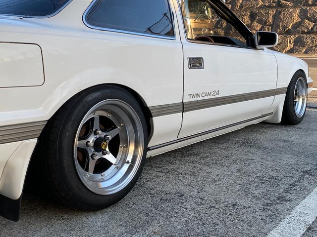 ソアラ ２．０ＧＴ　前期型　純正５速　フロントバンパー（エアロタイプ）ロンシャンアルミ　社外マフラー（22枚目）