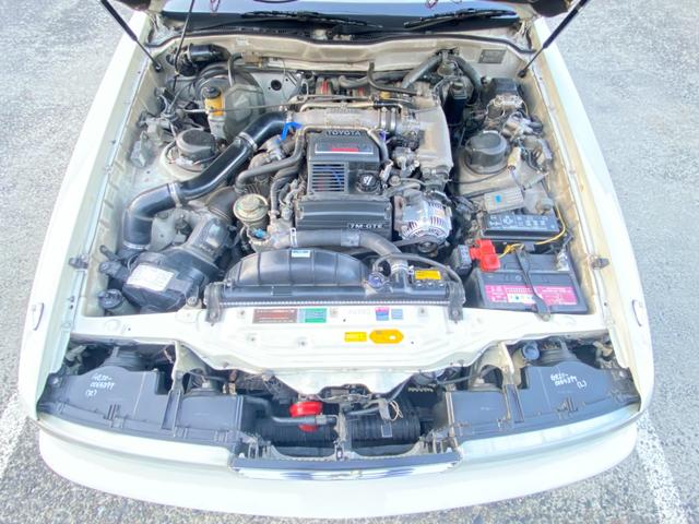 ソアラ ３．０ＧＴ－リミテッド　後期型　純正フルエアロ　パールツートン　純正エアサス　社外ＢＢＳアルミ（純正アルミあり）本革シート　内装植毛塗装（27枚目）