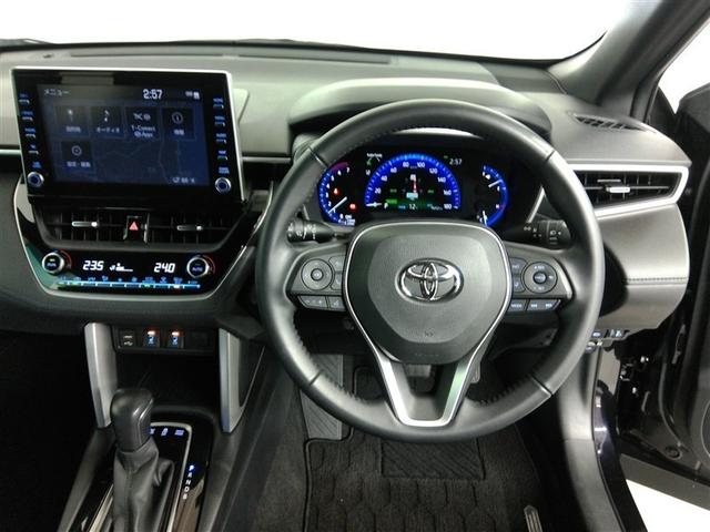 カローラクロス ハイブリッド　Ｚ　ハイブリッド　ワンオーナー　展示・試乗車　ハーフレザー　電動シート　安全装備　衝突被害軽減システム　横滑り防止機能　ＡＢＳ　エアバッグ　オートクルーズコントロール　盗難防止装置　ナビ　バックカメラ（11枚目）