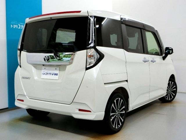 ルーミー カスタムG-T ワンオーナー 衝突被害軽減システム 横滑り防止機能 ABS エアバッグ オートクルーズコントロール 盗難防止装置 アイドリングストップ バックカメラ ETC ドラレコ ミュージックプレイヤー接続可(2枚目)