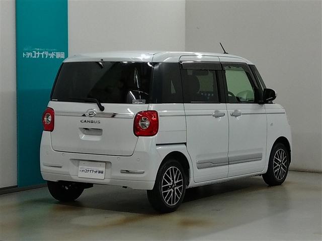 ムーヴキャンバス セオリーGターボ 安全装備 衝突被害軽減システム 横滑り防止機能 ABS エアバッグ オートクルーズコントロール 盗難防止装置 アイドリングストップ バックカメラ ETC ドラレコ ミュージックプレイヤー接続可 CD(7枚目)