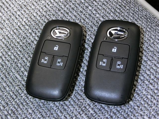 ムーヴキャンバス ストライプスG 安全装備 衝突被害軽減システム 横滑り防止機能 ABS エアバッグ 盗難防止装置 アイドリングストップ バックカメラ ミュージックプレイヤー接続可 CD スマートキー キーレス フル装備 オートマ(24枚目)