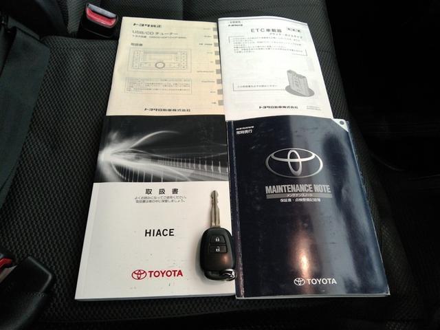 ハイエースバン ロングＤＸ　ＡＢＳ　エアバッグ　盗難防止装置　ＥＴＣ　キーレス　フル装備　オートマ（40枚目）