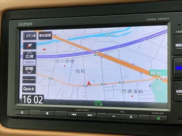 ハイブリッドＺ・ホンダセンシング　後期モデル　禁煙　ワンオーナー　ギャザーズナビ　バックカメラ　シートヒーター　クルーズコントロール　軽減ブレーキ　レーンキープ　ブラウンハーフレザー　オートエアコン　スマートキー　ＥＴＣ(4枚目)