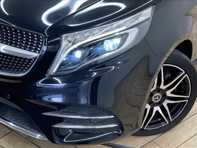 Ｖクラス Ｖ２２０　ｄ　アバンギャルドロング　ＡＭＧライン　純正ナビ／全周囲カメラ／サンルーフ／ブルメスターサウンド／黒革シート／両側電動スライド／パワーバックドア／パワーシート／アダクティブクルーズコントロール／純正１９インチアルミホイール／ＬＥＤヘッド（20枚目）