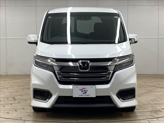 ステップワゴンスパーダ ｅ：ＨＥＶスパーダ　Ｇ・ＥＸ　ホンダセンシング　純正ナビ／後席モニター／両側電動スライドドア／ホンダセンシング／レーダークルーズコントロール／シートヒーター／バックカメラ／ＬＥＤヘッド／ハーフレザーシート／純正１６インチアルミホイール（3枚目）