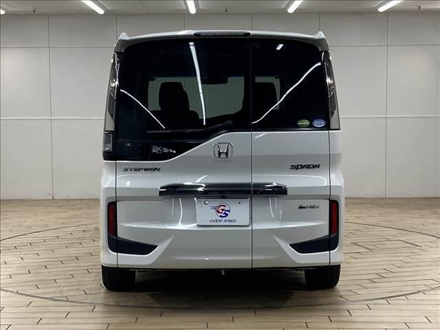 ステップワゴンスパーダ ｅ：ＨＥＶスパーダ　Ｇ・ＥＸ　ホンダセンシング　純正ナビ／後席モニター／両側電動スライドドア／ホンダセンシング／レーダークルーズコントロール／シートヒーター／バックカメラ／ＬＥＤヘッド／ハーフレザーシート／純正１６インチアルミホイール（15枚目）