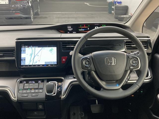 ステップワゴンスパーダ ｅ：ＨＥＶスパーダ　Ｇ・ＥＸ　ホンダセンシング　純正ナビ／後席モニター／両側電動スライドドア／ホンダセンシング／レーダークルーズコントロール／シートヒーター／バックカメラ／ＬＥＤヘッド／ハーフレザーシート／純正１６インチアルミホイール（50枚目）