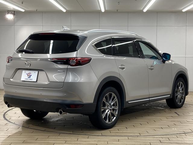 ＣＸ－８ ＸＤ　Ｌパッケージ　純正ナビ／全周囲カメラ／レーダークルーズコントロール／電動リアゲート／ブラックレザーシート／メモリー付パワーシート／シートヒーター／ベンチレーション／ＬＥＤヘッド／純正１９インチアルミホイール（36枚目）