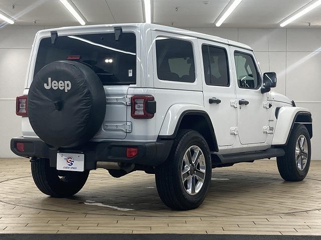 ジープ・ラングラーアンリミテッド Ｕｎｌｉｍｉｔｅｄ　Ｓａｈａｒａ　８型ナビ／レーダークルーズコントロール／ブラインドスポットモニター／シートヒーター／ステアリングヒーター／クリアランスソナー／フルセグＴＶ／ＡＣ１００Ｖ電源／スマートキー／純正１８インチアルミホイール（37枚目）