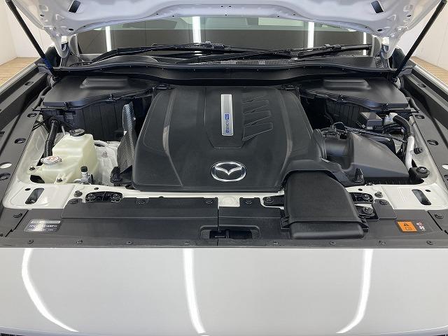 ＣＸ－８０ ＰＨＥＶ　Ｐｒｅｍｉｕｍ　Ｍｏｄｅｒｎ　純正ナビＴＶ／レーダークルーズコントロール／パノラマルーフ／ブラインドスポットモニター／ヘッドアップディスプレイ／白革シート／シートヒーター／シートクーラー／全周囲モニター／ステアリングヒーター（22枚目）