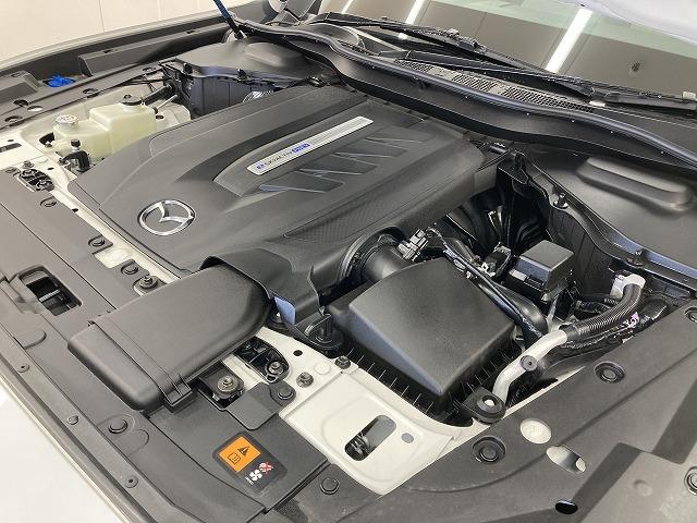 ＣＸ－８０ ＰＨＥＶ　Ｐｒｅｍｉｕｍ　Ｍｏｄｅｒｎ　純正ナビＴＶ／レーダークルーズコントロール／パノラマルーフ／ブラインドスポットモニター／ヘッドアップディスプレイ／白革シート／シートヒーター／シートクーラー／全周囲モニター／ステアリングヒーター（23枚目）