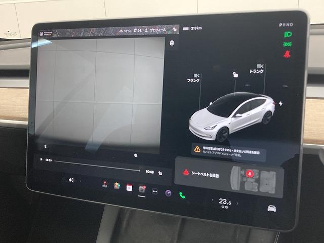 モデル３ スタンダードレンジプラス　ガラスルーフ／オートパイロット／ＥＴＣ／ＬＥＤヘッド／レーダークルーズコントロール／シートヒーター／ハンドルヒーター／純正１９インチアルミホイール／パワーシート／クリアランスソナー（59枚目）
