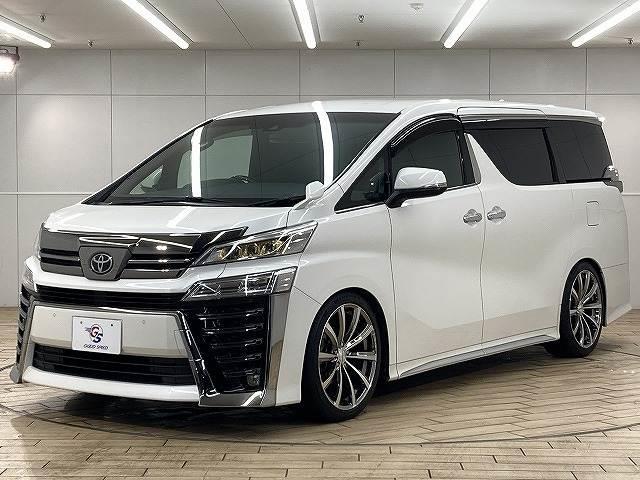 ヴェルファイア Ｚ“ＧＯＬＤＥＮ　ＥＹＥＳ”　両側電動スライドドア／３眼ＬＥＤヘッドライト／フリップダウンモニター／電動リアゲート追従クルコン／ＤＶＤデッキ／純正９インチディスプレイオーディオ／ＢＬＩＴＺ車高調／ＶＥＮＥＲＤｉアルミホイール（14枚目）