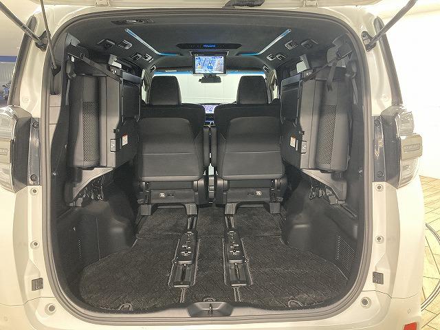 ヴェルファイア Ｚ“ＧＯＬＤＥＮ　ＥＹＥＳ”　両側電動スライドドア／３眼ＬＥＤヘッドライト／フリップダウンモニター／電動リアゲート追従クルコン／ＤＶＤデッキ／純正９インチディスプレイオーディオ／ＢＬＩＴＺ車高調／ＶＥＮＥＲＤｉアルミホイール（44枚目）