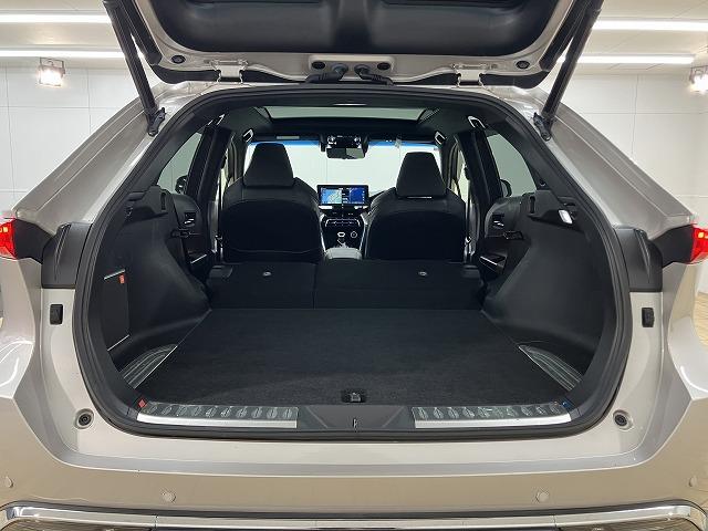 ハリアーハイブリッド Ｚ　純正ナビ／パノラマルーフ／全周囲カメラ／ＪＢＬサウンド／電動リアゲート／クリアランスソナー／ブラインドスポットモニター／追従クルーズコントロール／デジタルインナーミラー／ヘッドアップディスプレイ（48枚目）