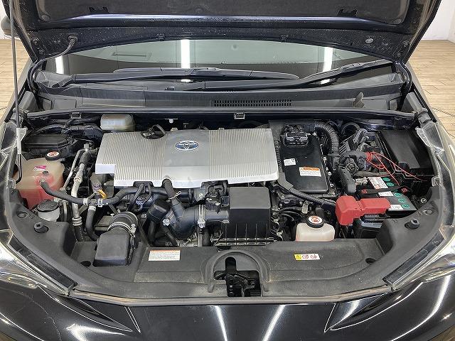 プリウス Ａ　純正９型ナビ／フルエアロ／追従クルコン／Ｂカメラ／ＬＥＤヘッド／衝突軽減／ヘッドアップディスプレイ／障害物センサー／ＬＥＤデイライト／ＢＳＭ（23枚目）