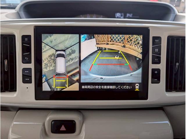 ムーヴキャンバス Ｘリミテッドメイクアップ　ＳＡＩＩＩ　９６　純正ナビ・フルセグ・Ｂｌｕｅｔｏｏｔｈ機能・両側パワースライドドア・スマートアシスト・ＥＴＣ・全方位カメラ・プッシュスタート・修復歴無し・保証付き（7枚目）