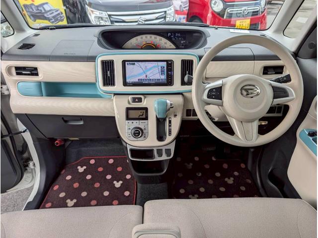 ムーヴキャンバス Ｘメイクアップ　ＳＡＩＩ　９９　純正ナビ　フルセグＴＶ　バックカメラ　Ｂｌｕｅｔｏｏｔｈ機能　両側パワースライドドア　スマートキー　電動格納ミラー　プッシュスタート　保証付き　修復歴無し（11枚目）