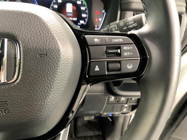 ステップワゴン ｅ：ＨＥＶスパーダ　ＨＳＥＮＳＩＮＧ　禁煙　試乗車　ナビＬＸＭ－２４７ＶＦＬｉ　ＡｐｐｌｅＣａｒＰｌａｙ　ＴＶ　Ｒカメラ　マルチビュー　ＣＤ録音　ＢＴオ－ディオ　ＤＶＤ　ＥＴＣ　ＬＥＤ　ＶＳＡ　両側電動ドア　シートヒータ（11枚目）