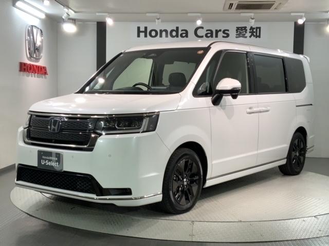 ステップワゴン ｅ：ＨＥＶスパーダ　ＨＳＥＮＳＩＮＧ　禁煙　試乗車　ナビＬＸＭ－２４７ＶＦＬｉ　ＡｐｐｌｅＣａｒＰｌａｙ　ＴＶ　Ｒカメラ　マルチビュー　ＣＤ録音　ＢＴオ－ディオ　ＤＶＤ　ＥＴＣ　ＬＥＤ　ＶＳＡ　両側電動ドア　シートヒータ（46枚目）