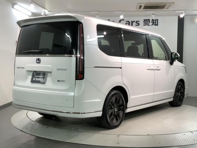 ステップワゴン ｅ：ＨＥＶスパーダ　ＨＳＥＮＳＩＮＧ　禁煙　試乗車　ナビＬＸＭ－２４７ＶＦＬｉ　ＡｐｐｌｅＣａｒＰｌａｙ　ＴＶ　Ｒカメラ　マルチビュー　ＣＤ録音　ＢＴオ－ディオ　ＤＶＤ　ＥＴＣ　ＬＥＤ　ＶＳＡ　両側電動ドア　シートヒータ（50枚目）
