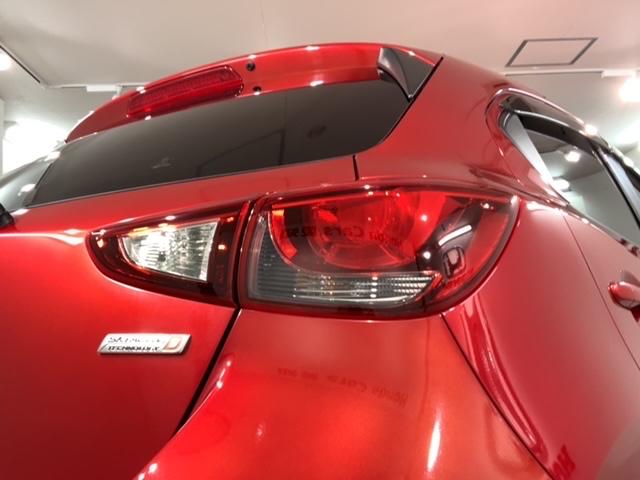 デミオ ＸＤ　１年保証　ワンオーナー　純正ナビ　ＴＶ　Ｒカメラ　ＢＴオ－ディオ　ＤＶＤ　衝突軽減Ｂ　ＥＴＣ　ＬＥＤライト　横滑り防止　クルコン　アルミ　スマートキー　盗難防止装置　整備記録簿　ＡＡＣ　Ｗエアバッグ（45枚目）