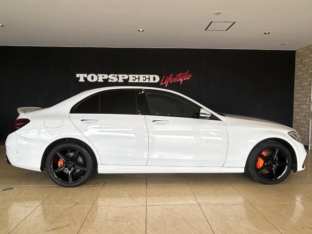 Ｃクラス Ｃ２２０ｄ　ローレウスエディション　Ｃ６３スタイルカスタム　リアトランクスポイラー　オレンジキャリパーペイント　マフラーカッター４本出し　リアディフューザー　グロスブラックホイール　メッキグロスブラックペイント　レーダーセーフティｐｋｇ（51枚目）