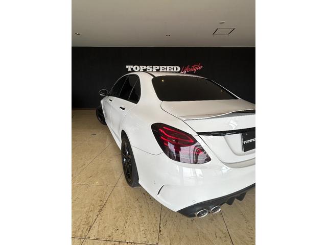 Ｃクラス Ｃ２２０ｄ　ローレウスエディション　Ｃ６３スタイルカスタム　リアトランクスポイラー　オレンジキャリパーペイント　マフラーカッター４本出し　リアディフューザー　グロスブラックホイール　メッキグロスブラックペイント　レーダーセーフティｐｋｇ（58枚目）