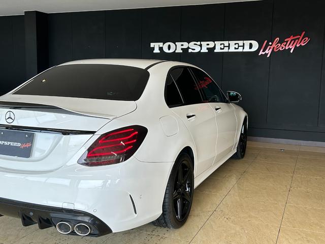 Ｃクラス Ｃ２２０ｄ　ローレウスエディション　Ｃ６３スタイルカスタム　リアトランクスポイラー　オレンジキャリパーペイント　マフラーカッター４本出し　リアディフューザー　グロスブラックホイール　メッキグロスブラックペイント　レーダーセーフティｐｋｇ（59枚目）