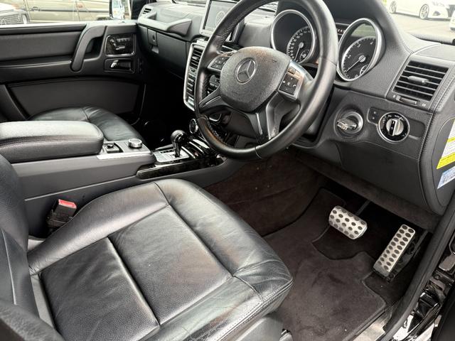 Ｇクラス Ｇ３５０　ブルーテック　Ｇ６３仕様　ツインアクティブサウンドエキゾースト　ラグジュアリーパッケージ　サンルーフ　黒革シート　ｈａｒｍａｎ　ｋａｒｄｏｎ　ＬＥＤフロントリップ　ＧＲＡＢＢＥＲ　ＧＥＮＥＲＡＬタイヤ（14枚目）