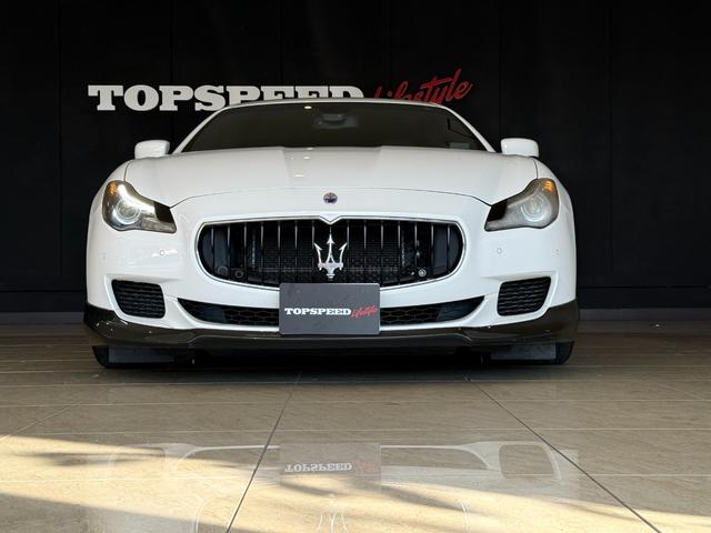 クアトロポルテ GT S LEAP DESIGNカーボンエアロ HyperForged22インチAW PowerCraftセンターパイプ ダウンサス サンルーフ ブラックレザーシート V8ツインターボ(41枚目)