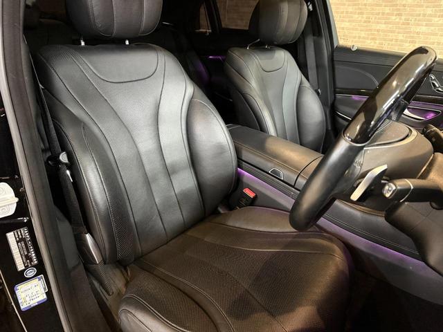 Ｓクラス Ｓ４００ハイブリッド　Ｓ６３後期Ｓｔｙｌｅ　ＡＭＧ　Ｓｐｏｒｔ　ＰＫＧ　３６０度カメラ　ＷＯＲＫグノーシス２１インチ　サンルーフ　パワーシート　ロワリングキット　黒革シート　後期ヘッド　後期テール　パヒュームアトマイザー（24枚目）