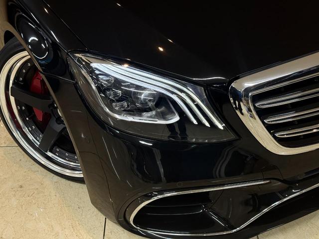 Ｓクラス Ｓ４００ハイブリッド　Ｓ６３後期Ｓｔｙｌｅ　ＡＭＧ　Ｓｐｏｒｔ　ＰＫＧ　３６０度カメラ　ＷＯＲＫグノーシス２１インチ　サンルーフ　パワーシート　ロワリングキット　黒革シート　後期ヘッド　後期テール　パヒュームアトマイザー（52枚目）