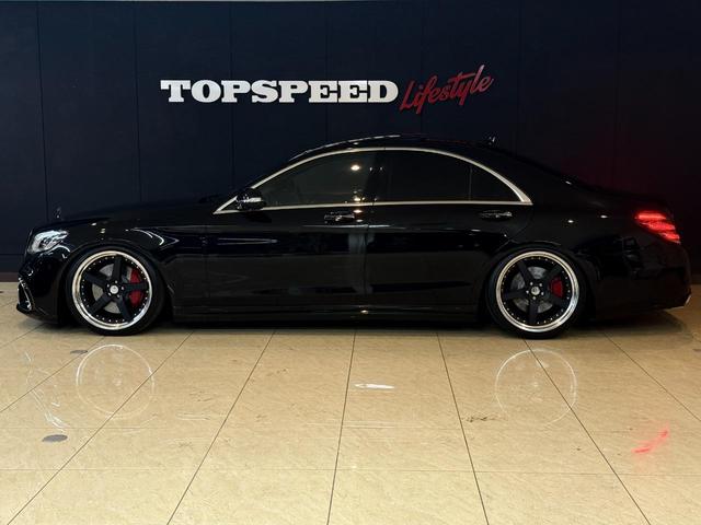 Ｓクラス Ｓ４００ハイブリッド　Ｓ６３後期Ｓｔｙｌｅ　ＡＭＧ　Ｓｐｏｒｔ　ＰＫＧ　３６０度カメラ　ＷＯＲＫグノーシス２１インチ　サンルーフ　パワーシート　ロワリングキット　黒革シート　後期ヘッド　後期テール　パヒュームアトマイザー（71枚目）
