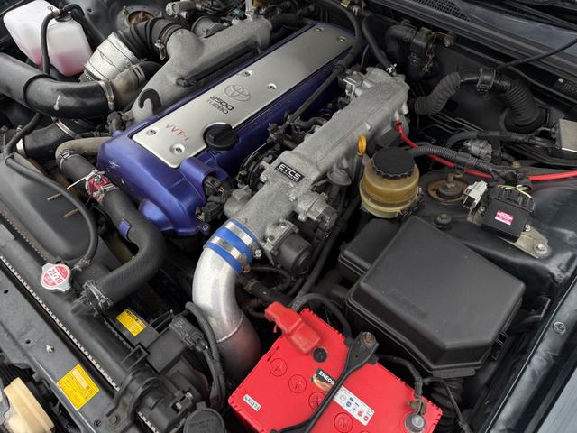 クレスタ ルラーンＳ　買取車両　１ＪＺターボエンジン載替　５速ＭＴ載替　ＷＯＲＫランベリックＬＤ１　前置きインタークーラー　車高調　ＨＫＳエアクリ　サンルーフ　砲弾マフラー　ＴＲＤメーター交換　後期最終モデル　改造変更済み（3枚目）