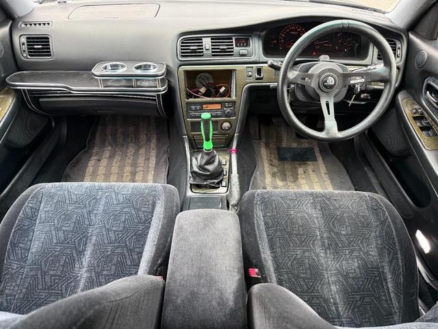 クレスタ ルラーンＳ　買取車両　１ＪＺターボエンジン載替　５速ＭＴ載替　ＷＯＲＫランベリックＬＤ１　前置きインタークーラー　車高調　ＨＫＳエアクリ　サンルーフ　砲弾マフラー　ＴＲＤメーター交換　後期最終モデル　改造変更済み（15枚目）