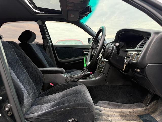 クレスタ ルラーンＳ　買取車両　１ＪＺターボエンジン載替　５速ＭＴ載替　ＷＯＲＫランベリックＬＤ１　前置きインタークーラー　車高調　ＨＫＳエアクリ　サンルーフ　砲弾マフラー　ＴＲＤメーター交換　後期最終モデル　改造変更済み（19枚目）