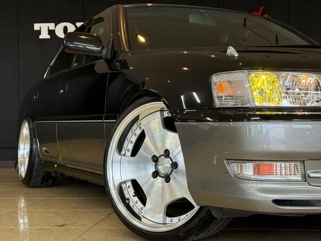 クレスタ ルラーンＳ　買取車両　１ＪＺターボエンジン載替　５速ＭＴ載替　ＷＯＲＫランベリックＬＤ１　前置きインタークーラー　車高調　ＨＫＳエアクリ　サンルーフ　砲弾マフラー　ＴＲＤメーター交換　後期最終モデル　改造変更済み（55枚目）