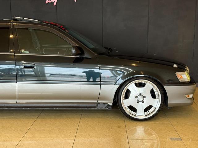 クレスタ ルラーンＳ　買取車両　１ＪＺターボエンジン載替　５速ＭＴ載替　ＷＯＲＫランベリックＬＤ１　前置きインタークーラー　車高調　ＨＫＳエアクリ　サンルーフ　砲弾マフラー　ＴＲＤメーター交換　後期最終モデル　改造変更済み（60枚目）