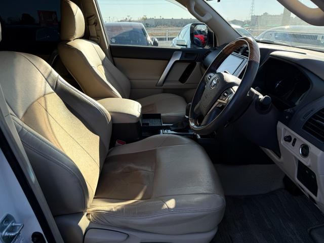 ランドクルーザープラド TX ディーゼルターボ サンルーフ モデリスタエアロ シートカバー 4WD ナビ バックカメラ(27枚目)