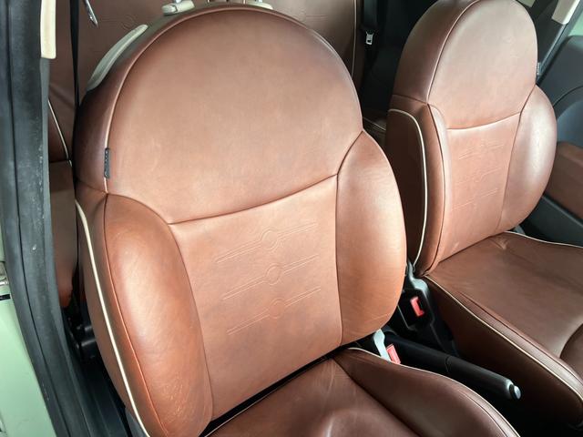 500 ハッピー! 1.2 8V 電動サンルーフ/茶革レザーシート/限定車/ETC(26枚目)