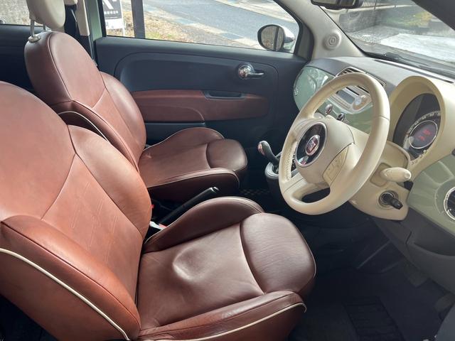 500 ハッピー! 1.2 8V 電動サンルーフ/茶革レザーシート/限定車/ETC(61枚目)