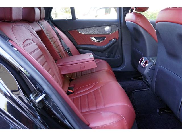 Ｃクラスステーションワゴン Ｃ２００　ステーションワゴン　スポーツ本革仕様　赤革シート／社外１９ＡＷ／社外フロントリップ／グリル／純正ナビ／ＴＶ／Ｂカメラ／Ｂｌｕｅｔｏｏｔｈ／ＥＴＣ／レーダーセーフティＰＫＧ／ブルメスターサウンド／（23枚目）