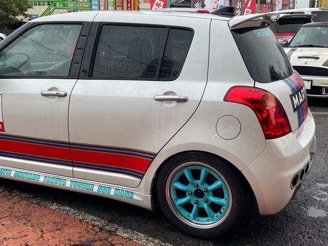 スイフト スポーツ　・ワタナベホイール・社外マフラー・車高調・バケットシート（10枚目）