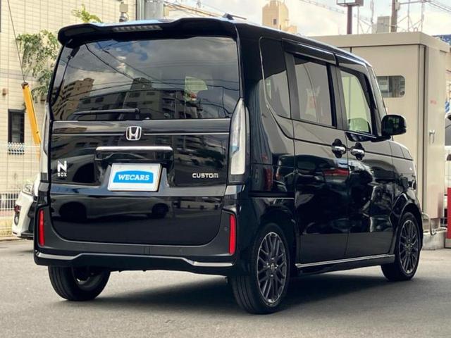 Ｎ－ＢＯＸカスタム ターボ　保証書／純正　８インチ　ＳＤナビ／ホンダセンシング／両側電動スライドドア／シートヒーター／車線逸脱防止支援システム／シート　ハーフレザー／パーキングアシスト　バックガイド　ターボ　衝突被害軽減システム（3枚目）